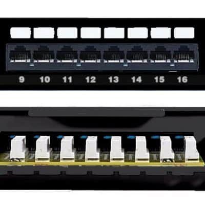 CAT6 48Port Patch Panel UTP PCB High Density