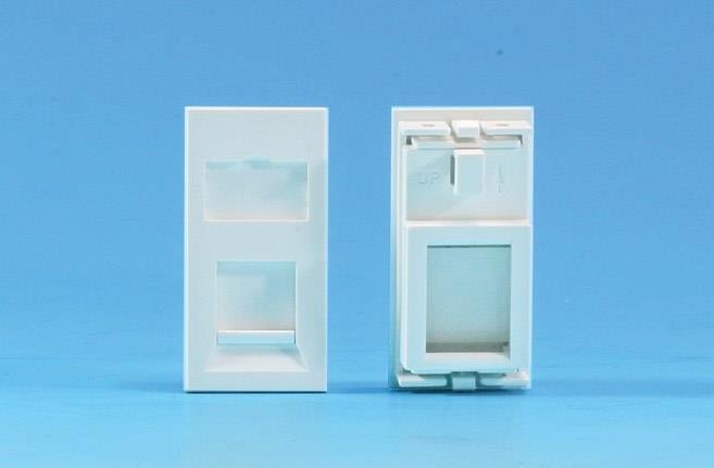 Keystone 25 x 50 Angled snap in Bezel QU25X50-STRAIGHT