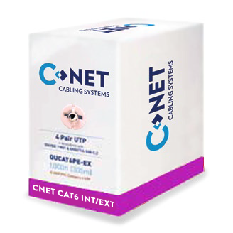 CNET CAT6 Unique Int/Ext Unscreened Twisted Pair (U/UTP) Cable LSZH-UV RATED-DCA