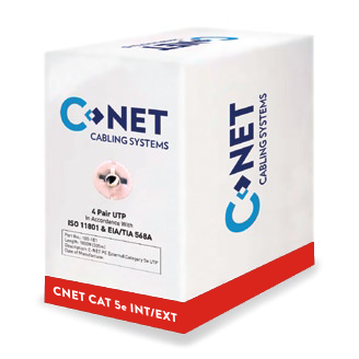 CNET CAT5E Unique Int/Ext Unscreened Twisted Pair (U/UTP) Cable – LSZH-UV RATED-DCA